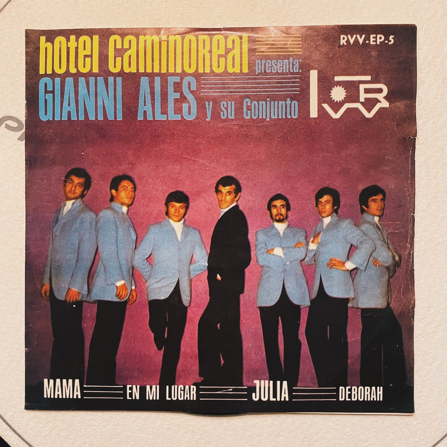 7¨| Gianni Ales y su Conjunto - Mamá / en mi lugar / Julia / Deborah EP (Rock beat)