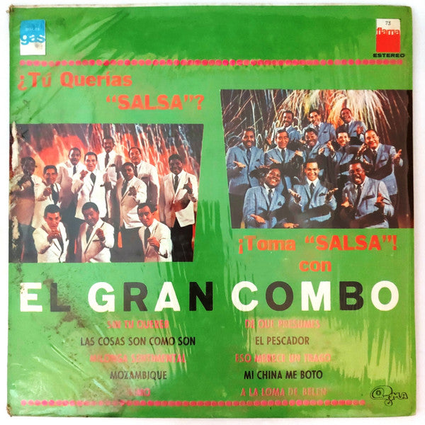 El Gran Combo ‎– ¿tu Querias "Salsa"? ¡Toma "Salsa"! Con El Gran Combo