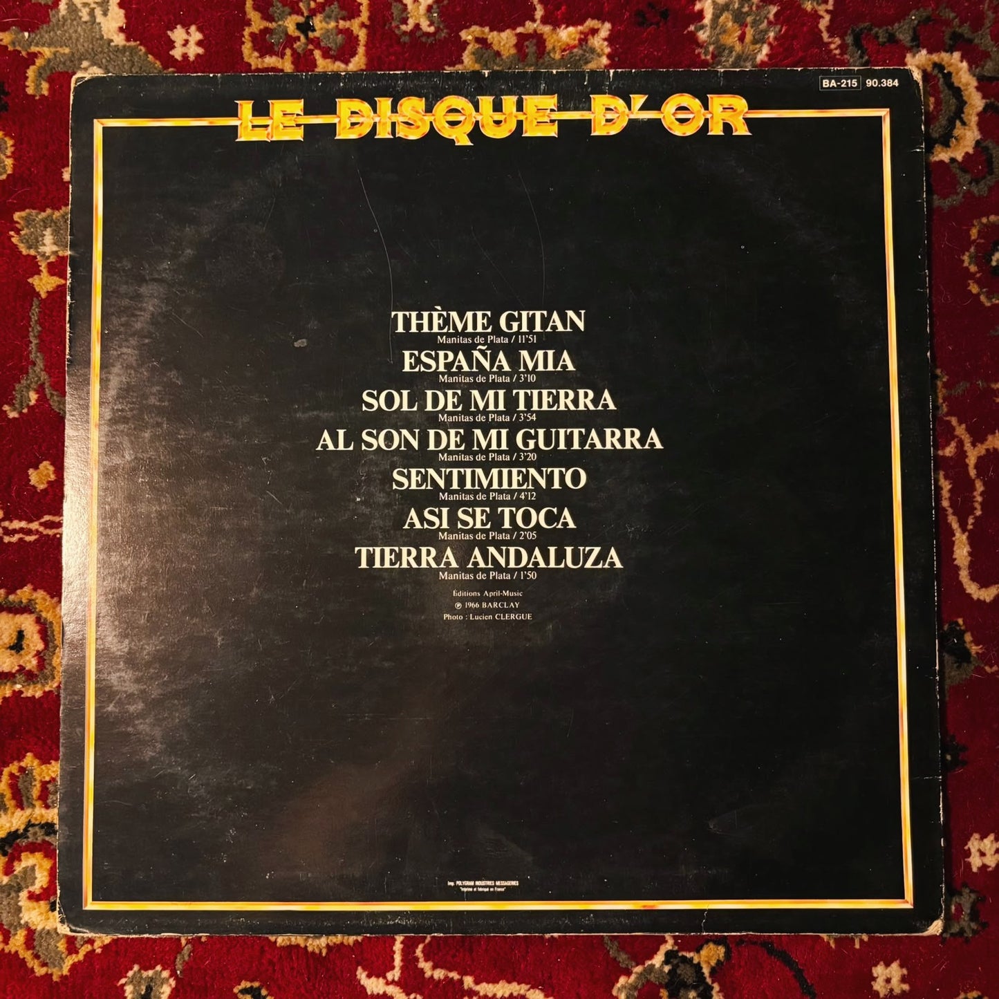 Manitas De Plata – Le Disque D'Or