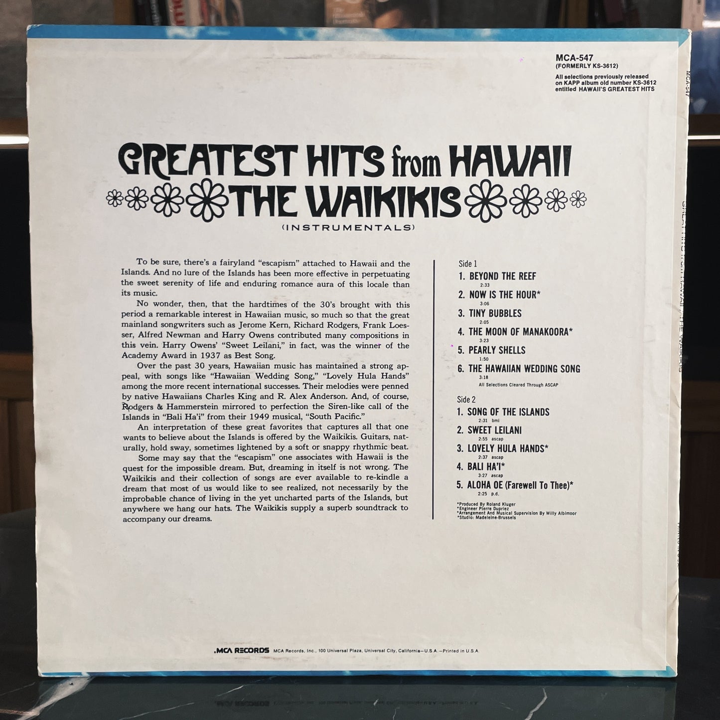The Waikikis – Greatest Hits From Hawaii (Instrumentals)