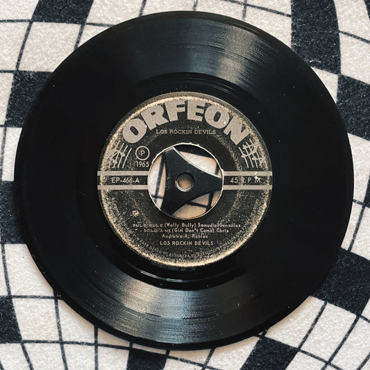 7¨| Los Rockin Devils ‎– Bule Bule / Solo A Mi / La Del Vestido Negro / Juego De Amor