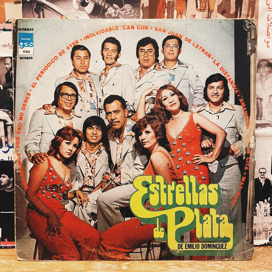 Estrellas De Plata De Emilio Dominguez ‎– Estrellas De Plata (Disco color azul)