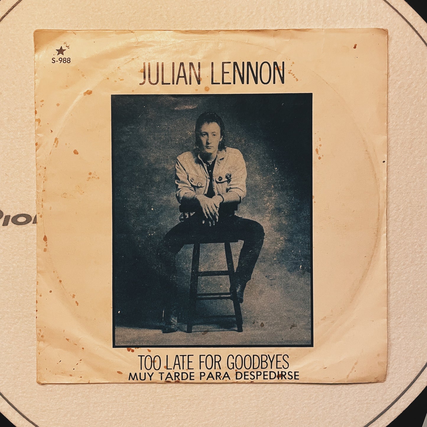 7¨| Julian Lennon ‎– Too Late For Goodbyes / Well I Don't Know