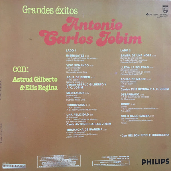 Antonio Carlos Jobim ‎– Greatest Hits