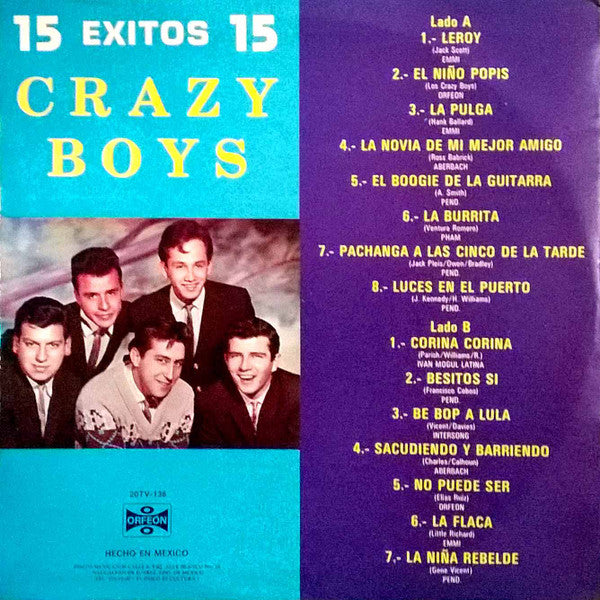The Crazy Boys ‎– 15 hits