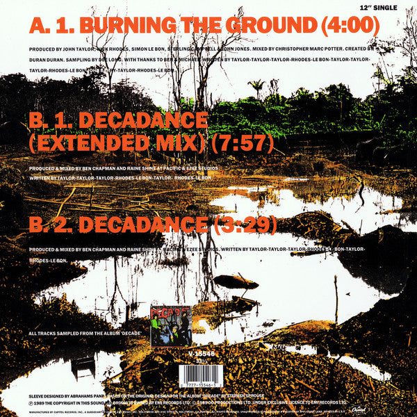 Duran Duran ‎– Burning The Ground / Decadance