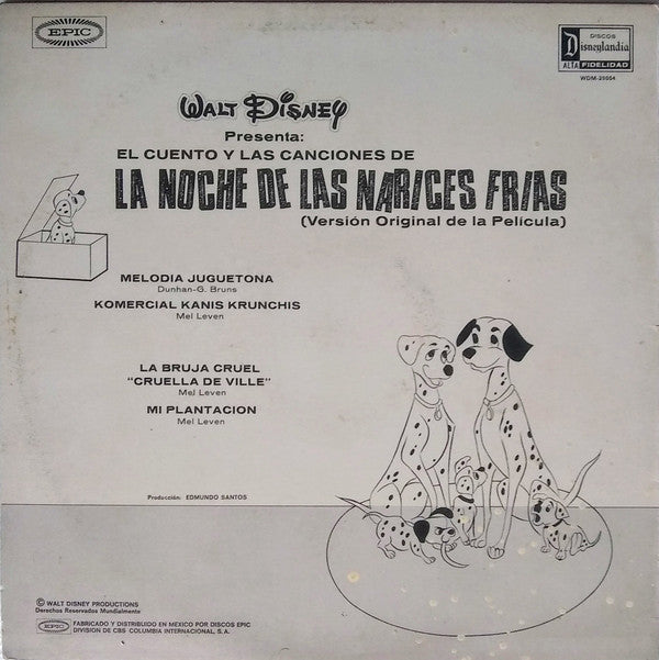 Walt Disney ‎– La Noche De Las Narices Frías