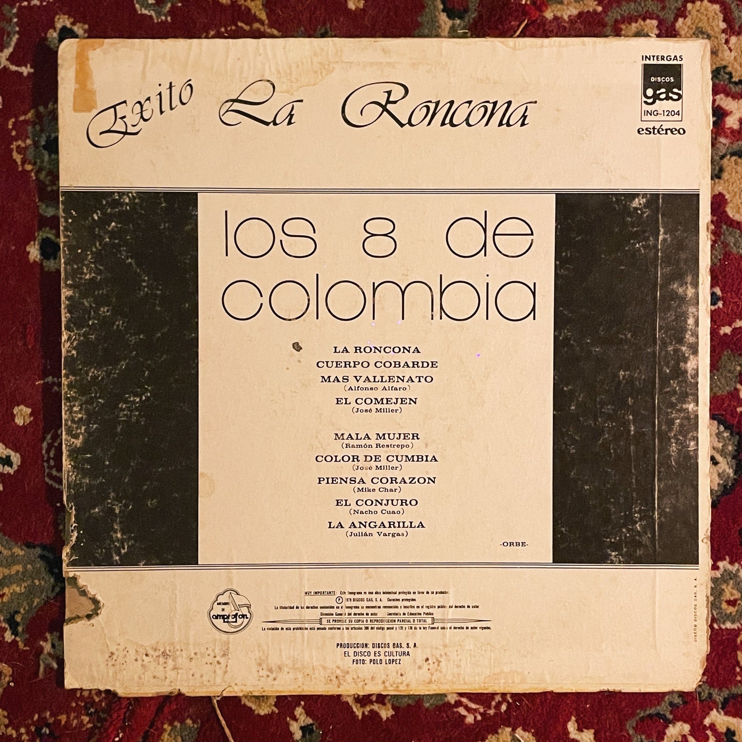 Los 8 De Colombia – La Roncona
