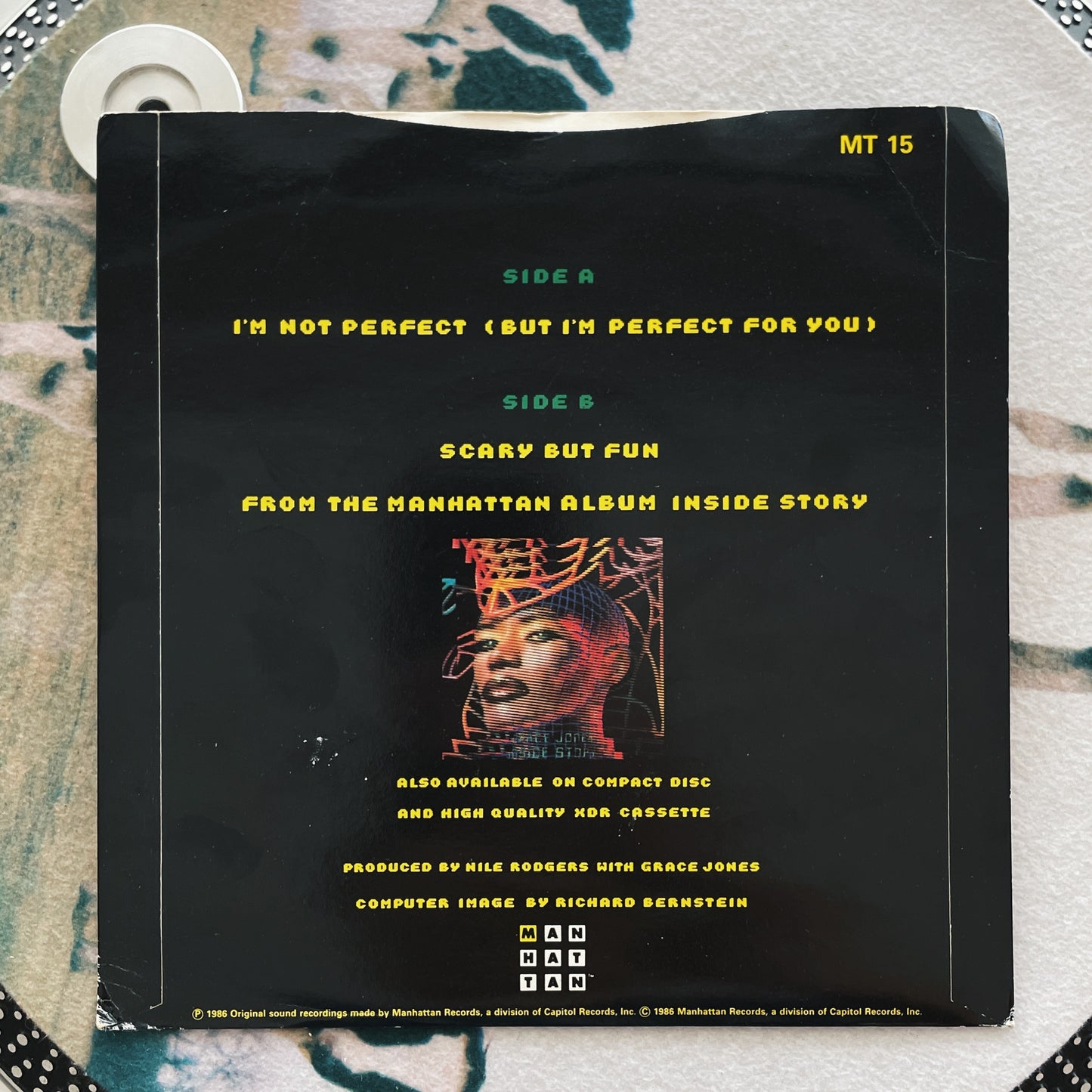 7¨| Grace Jones – I'm Not Perfect (But I'm Perfect For You)
