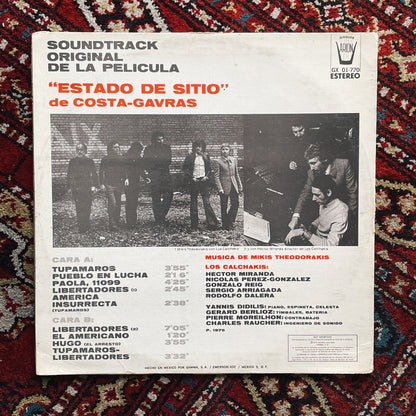Los Calchakis – Banda De Sonido Original Estado De Sitio