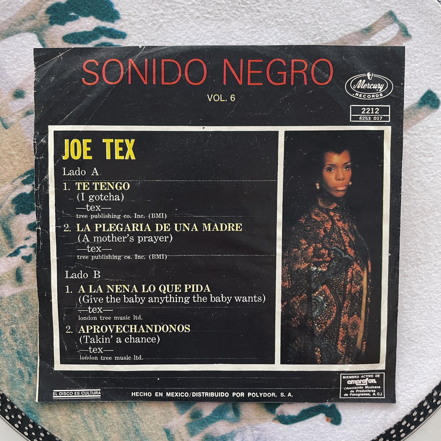 7¨| Joe Tex ‎– Sonido Negro Vol.6