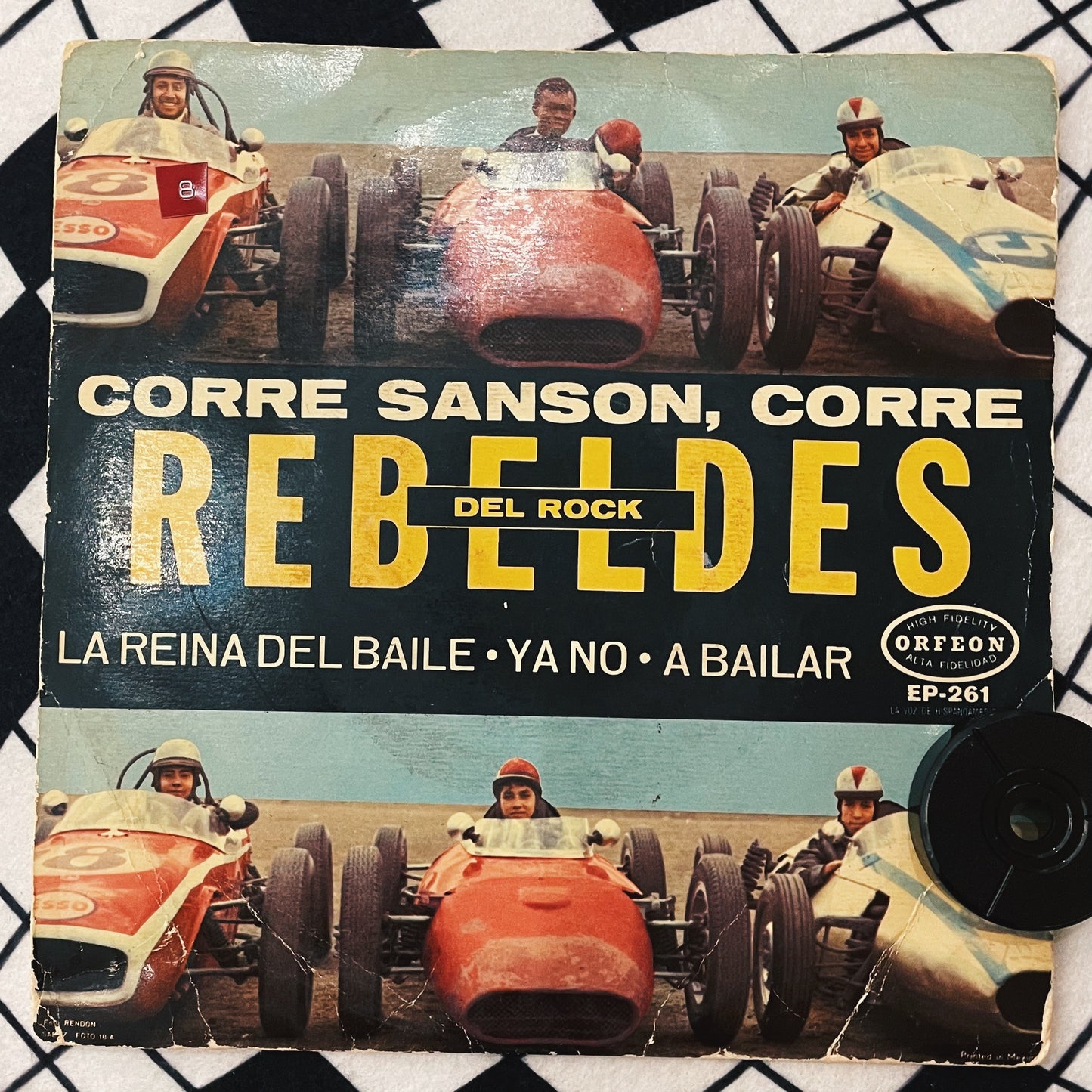 7¨| Los Rebeldes Del Rock ‎– Corre sanson corre, la reina del baile,ya no,a bailar