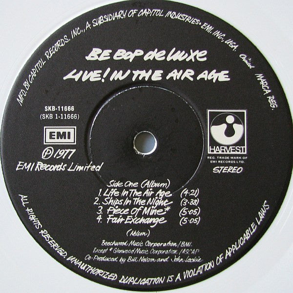 Be Bop Deluxe ‎– Live! In The Air Age