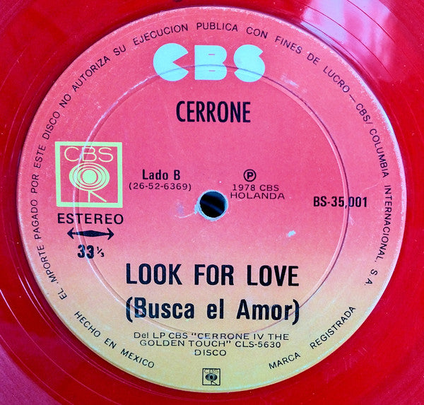 Cerrone ‎– Je Suis Music / Look For Love