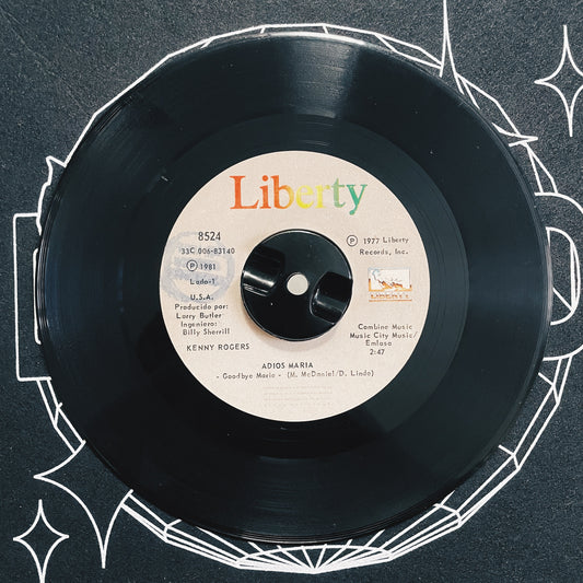 7¨| Kenny Rogers ‎– Reuben James / Adios Maria = Goodbye Marie