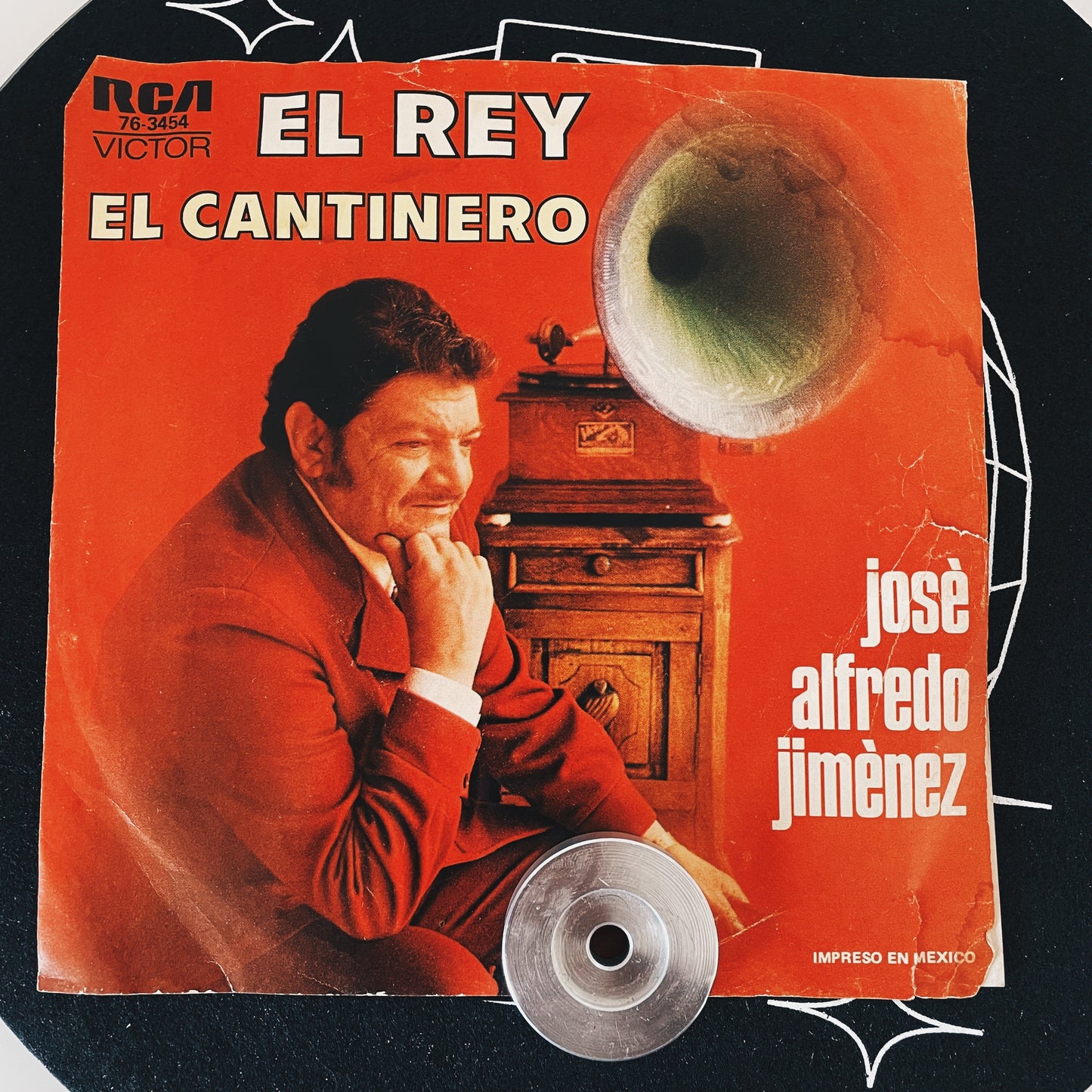 7¨| José Alfredo Jiménez ‎– El Rey / El Cantinero