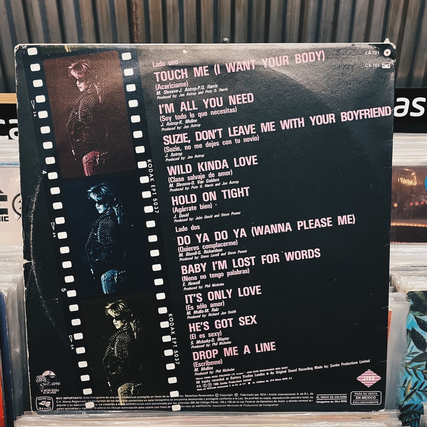 Samantha Fox ‎– Touch Me