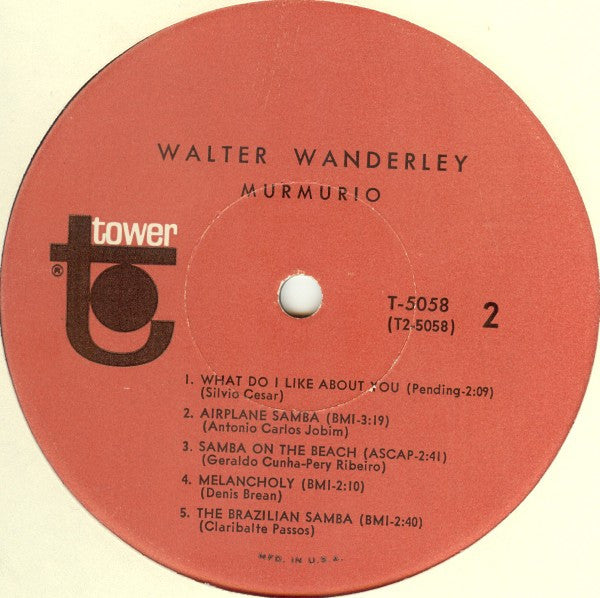 Walter Wanderley ‎– Murmúrio