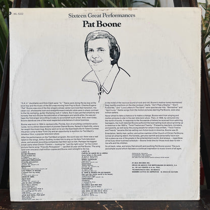 Pat Boone ‎– Sixteen Great Performances