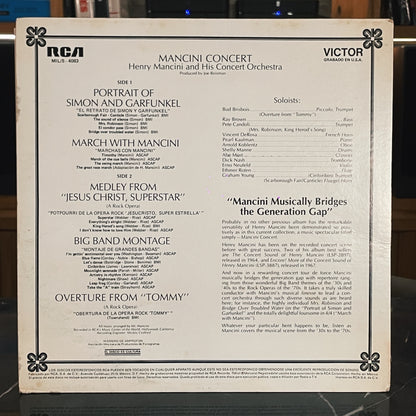 Henry Mancini And His Concert Orchestra – Mancini Concert