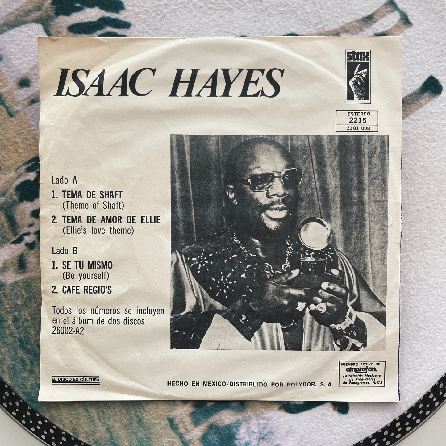 7¨| Isaac Hayes ‎– Soundtrack De "Shaft"
