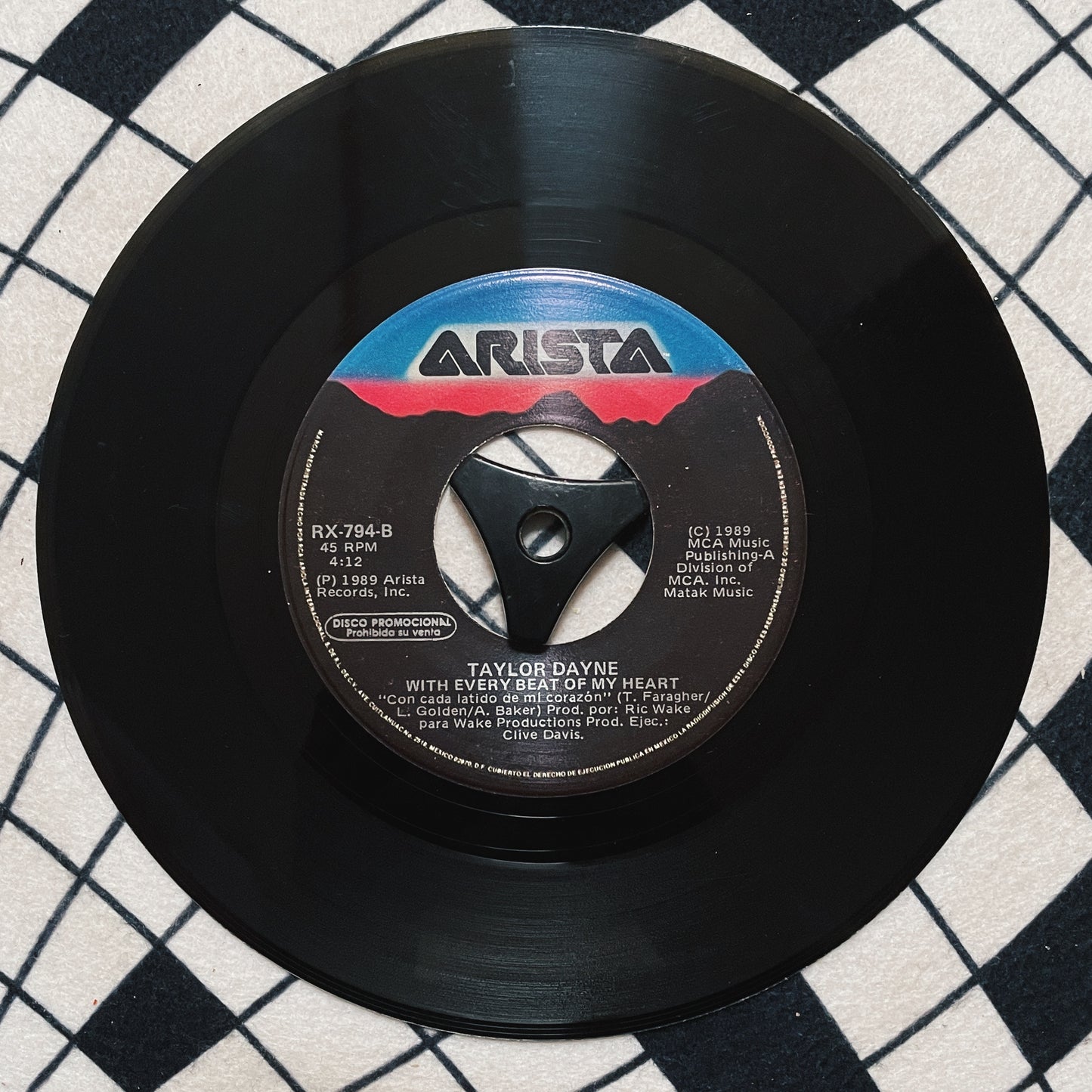 7¨| Taylor Dayne ‎– With Every Beat Of My Heart (promocional)