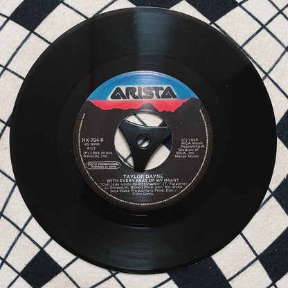 7¨| Taylor Dayne ‎– With Every Beat Of My Heart (promocional)