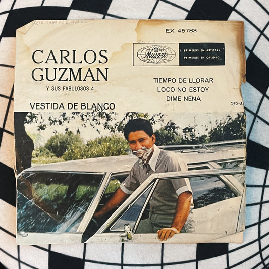 7¨| Carlos Guzman Y Sus Fabuloso Cuatro ‎– Vestida De Blanco