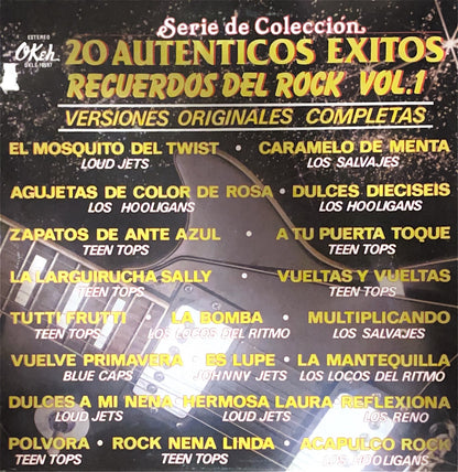 Various ‎– 20 Auténticos Éxitos Recuerdos Del Rock Vol.1