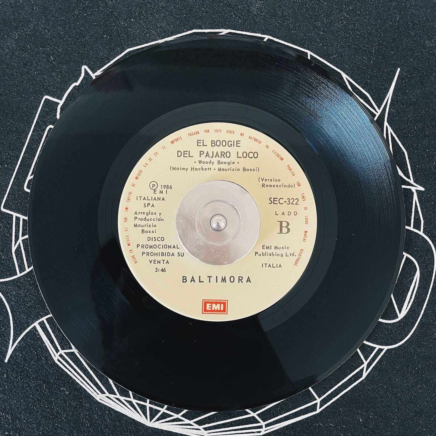 7¨| Baltimora ‎– El Boogie Del Pajaro Loco = Woody Boogie