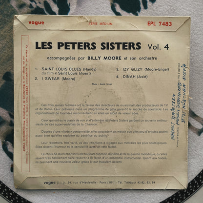7¨| Les Peters Sisters With Billy Moore Et Son Orchestre ‎– Vol. 4