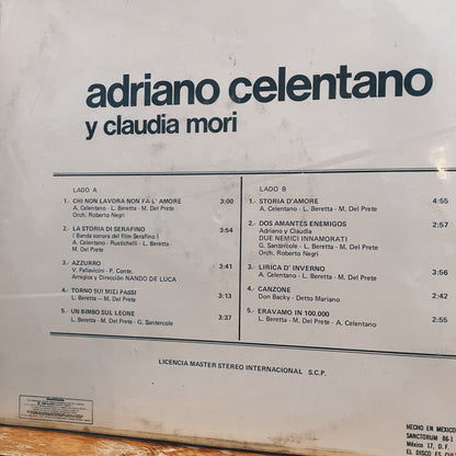 Adriano Celentano y Claudia Mori - LP (Chanson, rock de Italia)