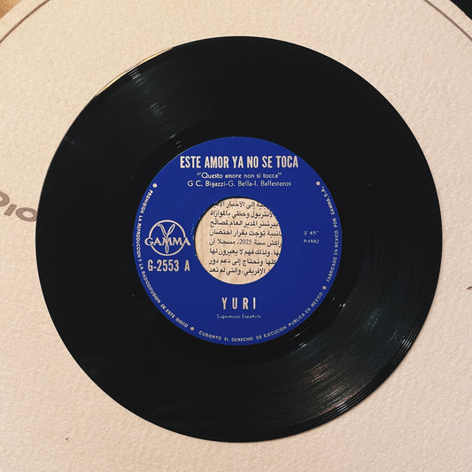 7¨| Yuri ‎– Este Amor Ya No Se Toca = Questo Amore Non Si Tocca