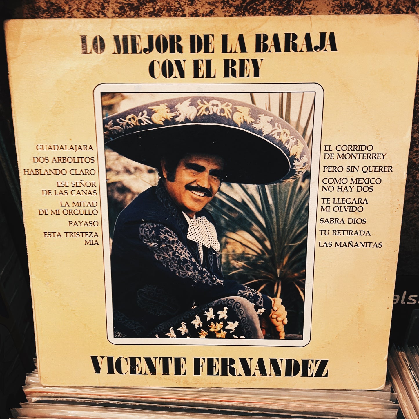 Vicente Fernandez ‎– Lo Mejor De La Baraja Con El Rey