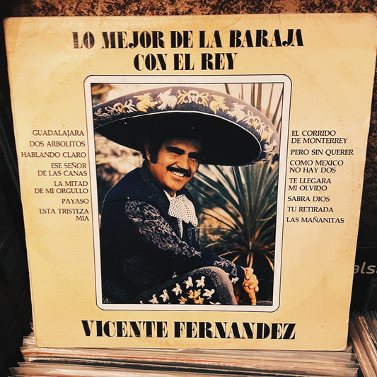 Vicente Fernandez ‎– Lo Mejor De La Baraja Con El Rey