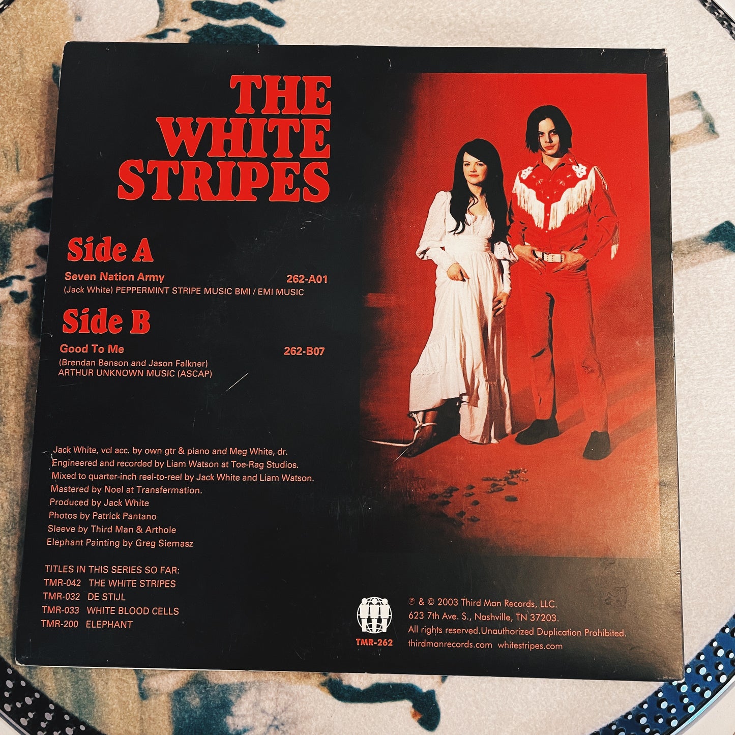 7¨| The White Stripes ‎– Seven Nation Army