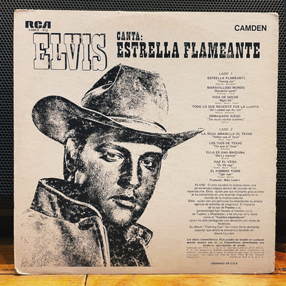 Elvis Presley ‎– Canta Estrella Flameante