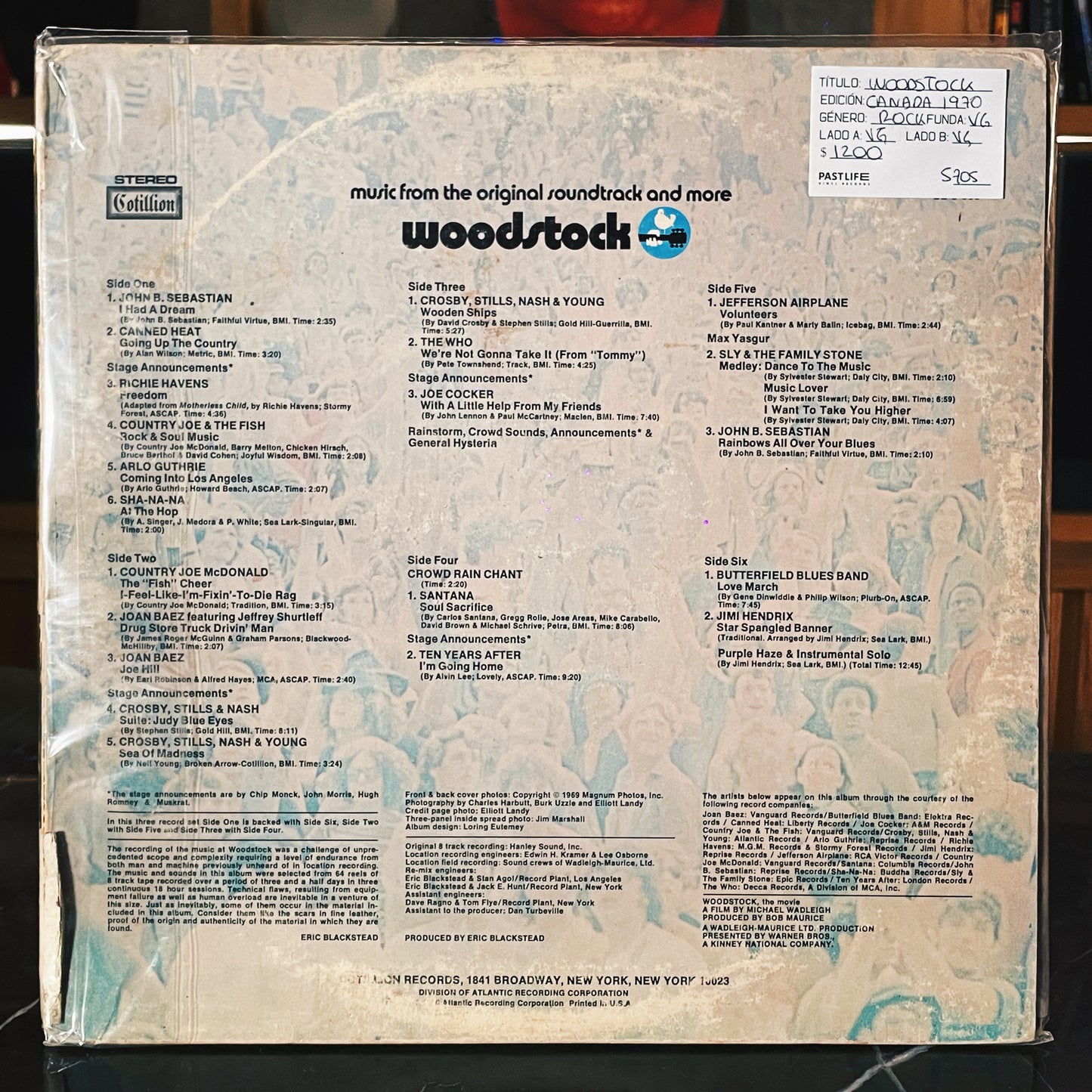 Woodstock - Music From The Original Soundtrack And More 3Lp