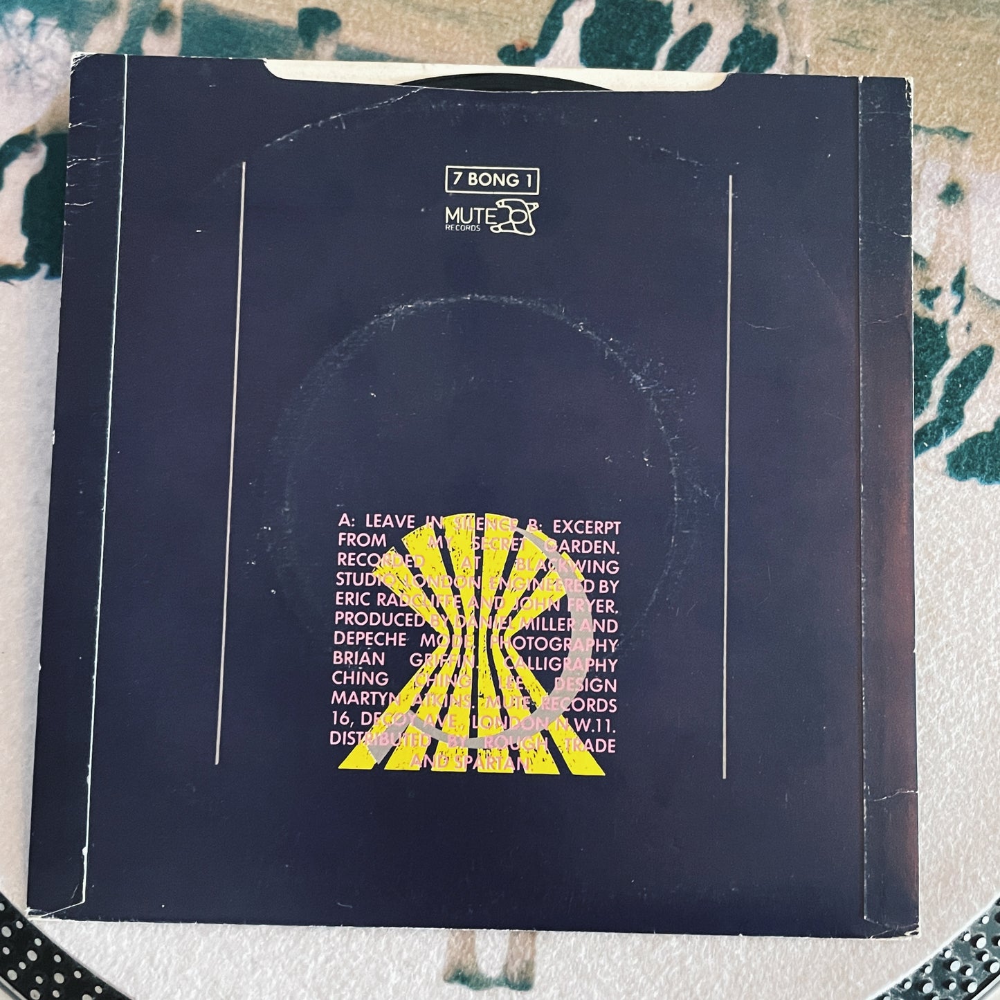 7¨| Depeche Mode ‎– Leave In Silence