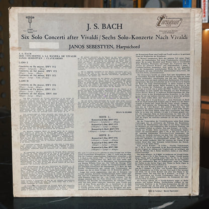 Bach, Janos Sebestyen – 6 Concerti After Vivaldi