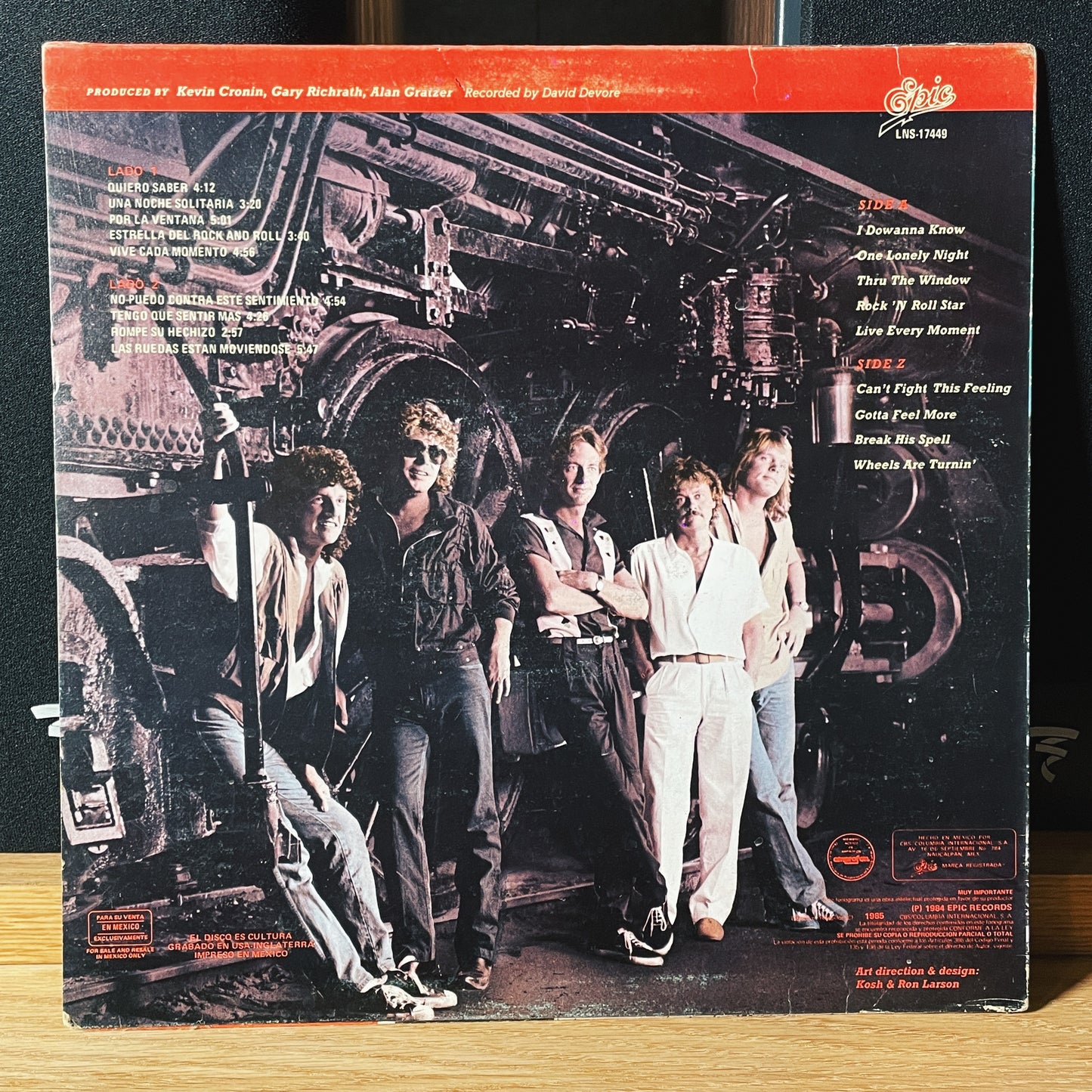 REO Speedwagon ‎– Wheels Are Turnin'