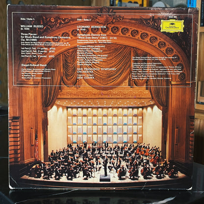 Seiji Ozawa ‎– Three Pieces For Blues Band And Orchestra / Symphonic Dances From West Side Story
