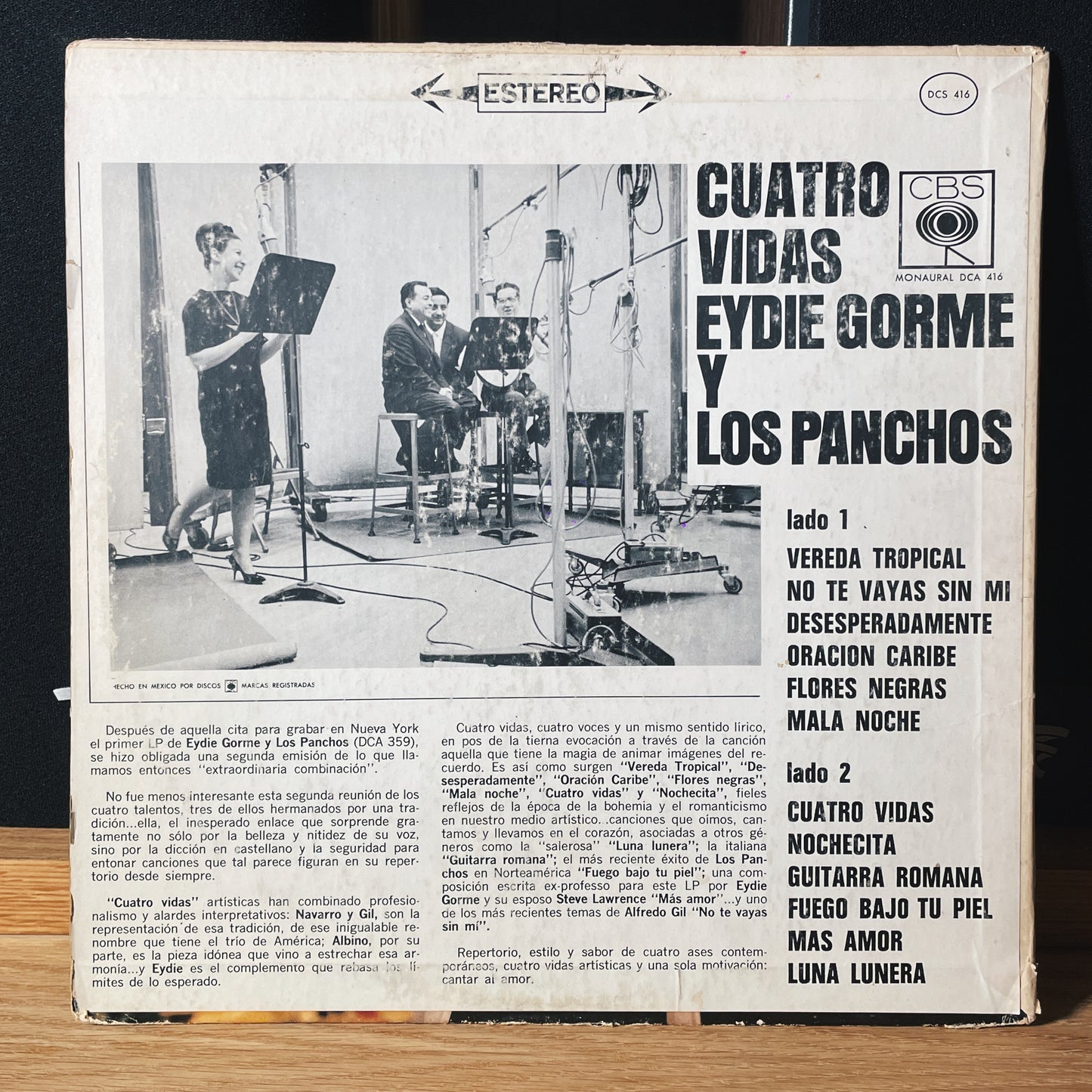 Eydie Gorme Y Los Panchos ‎– Cuatro Vidas