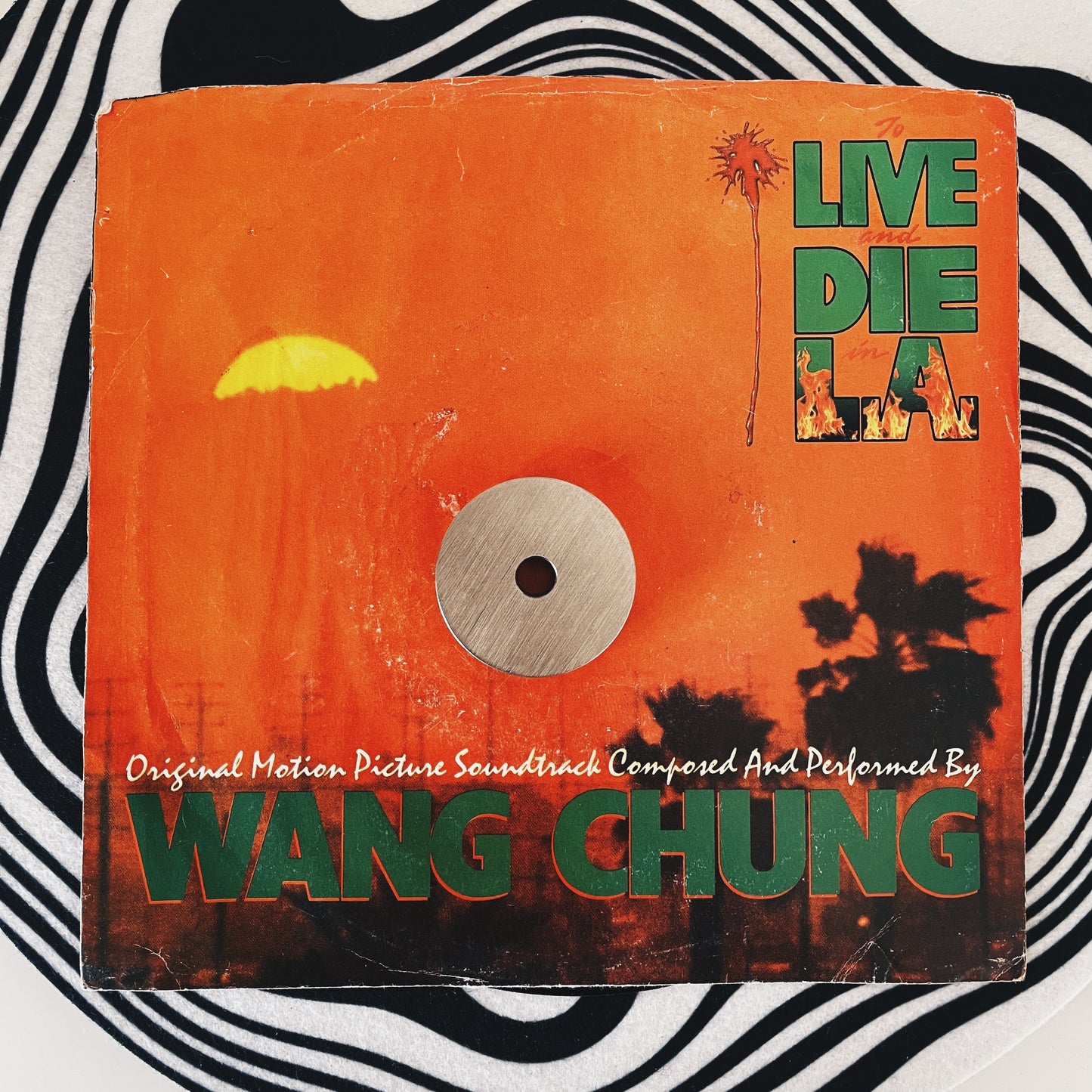 7¨| Wang Chung ‎– To Live And Die In L.A. / Black-Blue-White