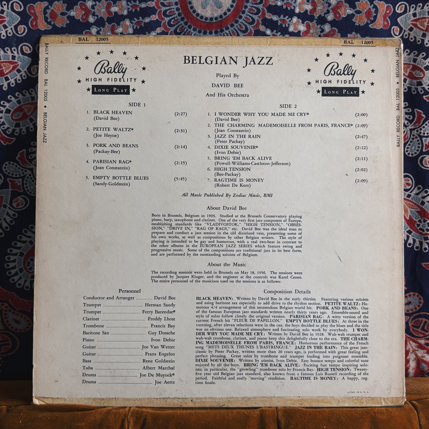 David Bee And His Orchestra – Belgian Jazz