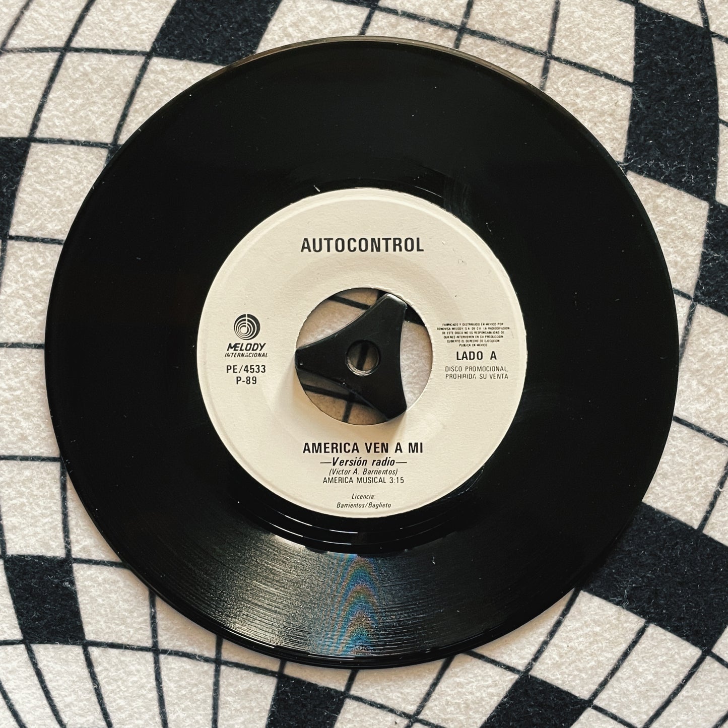 7¨| Autocontrol ‎– America Ven A Mi (promocional)