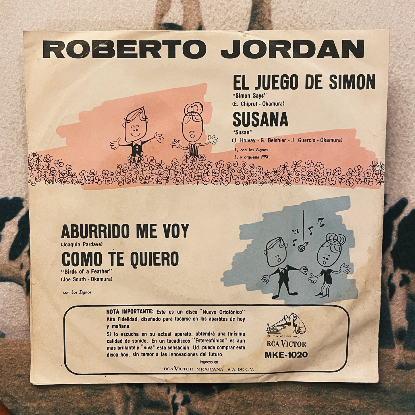7¨| Roberto Jordan ‎– El Juego De Simon