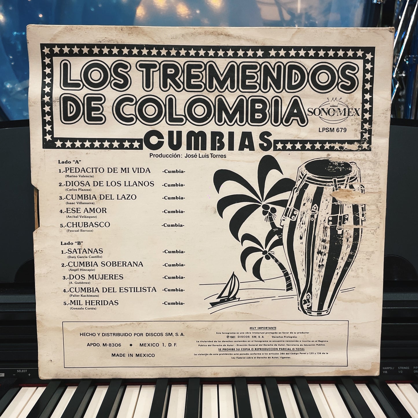 Los Tremendos De Colombia – Cumbias (Contiene cumbia de ¨Satanas¨)