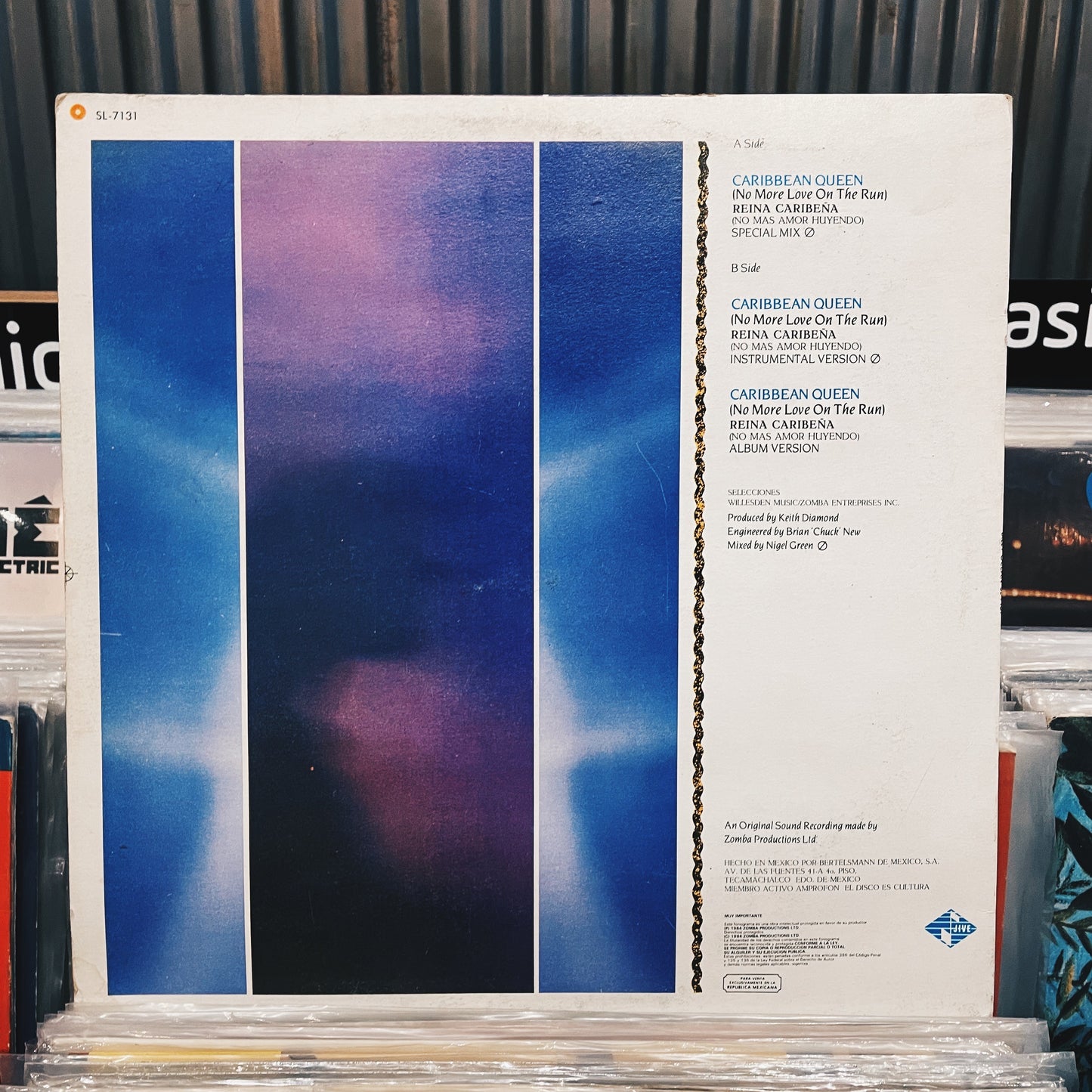 Billy Ocean ‎– Caribbean Queen (No More Love On The Run)