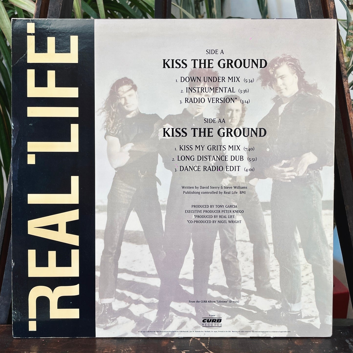 Real Life ‎– Kiss The Ground